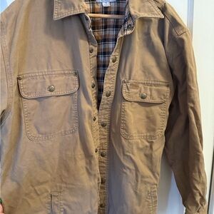 Men's Carhartt Tan Jacket/Over Shirt Shacket
